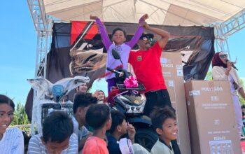 Lomba HUT RI ke-80 di Dusun Candi Desa Polagan Meriah dengan Jalan-Jalan Sehat