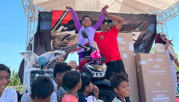Lomba HUT RI ke-80 di Dusun Candi Desa Polagan Meriah dengan Jalan-Jalan Sehat