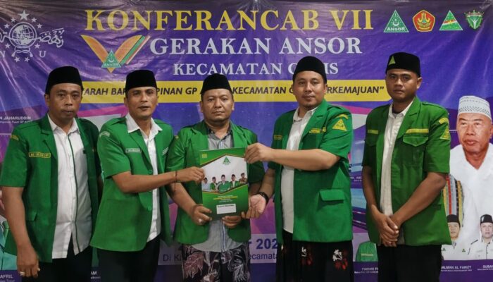Anton Waluyo Terpilih sebagai Ketua GP Ansor Galis dalam Konferancab di MWC NU Galis