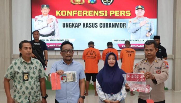 Polisi Berhasil Tangkap 5 Tersangka Kasus Curanmor di Pamekasan