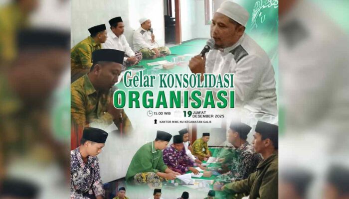ISNU PAC Galis Gelar Konsolidasi Organisasi, Fokus Program Kesehatan, UMKM, dan Wakaf