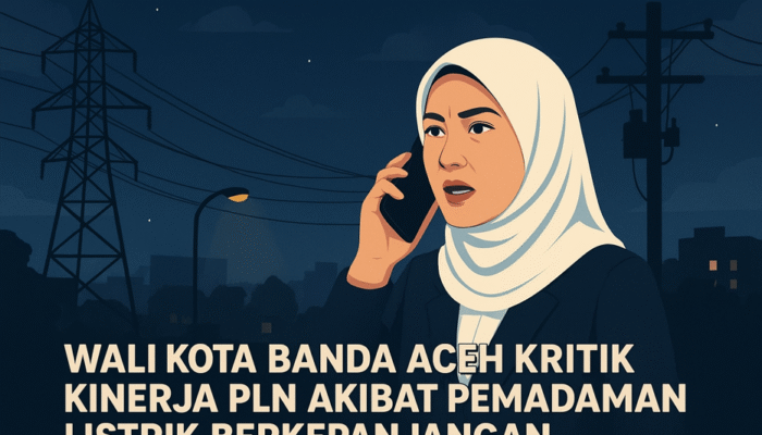 Wali Kota Banda Aceh Kritik Kinerja PLN Akibat Pemadaman Listrik Berkepanjangan