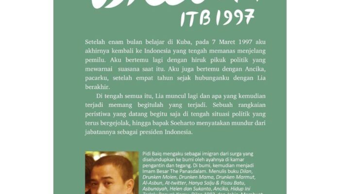 Sinopsis Film Dilan ITB 1997: Ariel NOAH Jadi Dilan Dewasa, Kisah Cinta Baru di Kampus ITB