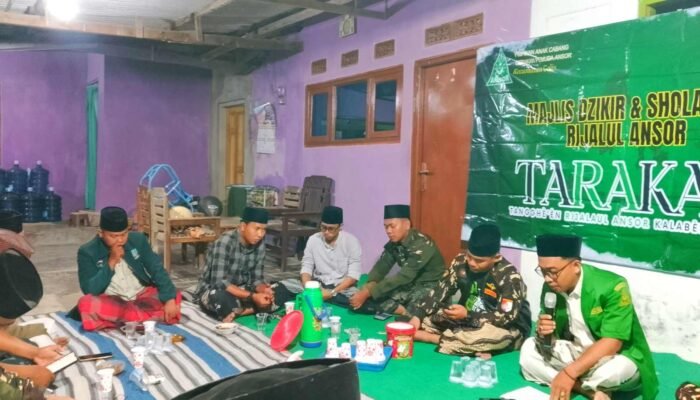 Tarakad, Rijalul Ansor PAC Galis Gelar Pengajian dan Dzikir Bersama